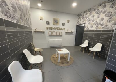 Photo de la salle d'attente du cabinet de psychologie psytecc